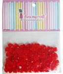 Red Heart Water Droplet Embellishments  8g
