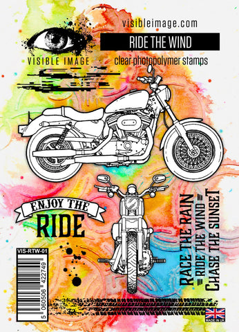 Visible Image Ride The Wind Stamp Set