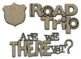 Scrap FX On the Road - Road Trip/Are We There Yet? chipboard