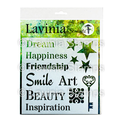Lavinia - Stencils - Words 2