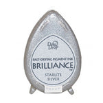 Brilliance Dew Drop Pigment Ink Pad Starlight Silver