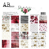 AB Studio 12"x12" Paper Collection (8 pages + bonus) - Diary
