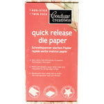 Couture Creations Quick Release Die Paper Twin Pack 5.9"X16.4' Each
