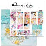 AB Studio 12"x12" Paper Collection  (8 Pages + bonus page) -Find Me