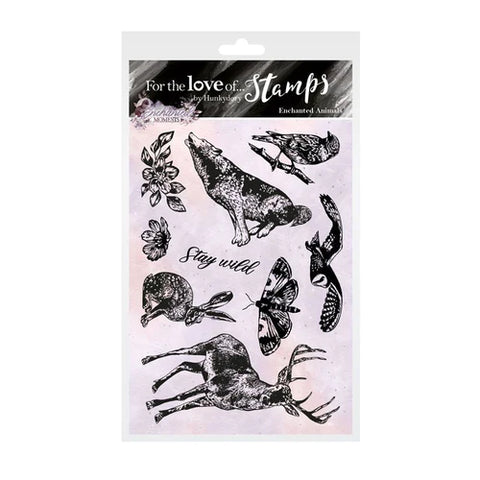 Hunkydory Crafts For The Love Of Stamps - Enchanted Animals A6 Stamp Set