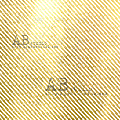 AB Studio 12"x12" Gold scrapbooking paper "Glam paper"- Golden Stripes (sheet 16)