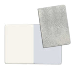 S25 Stamperia A5 Notebook with Stone paper Silver