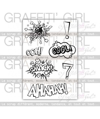 Graffiti Girl stamps Délirium
