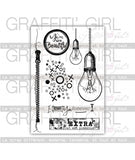 Graffiti Girl stamps Esprit GG