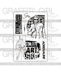 Graffiti Girl - Tampons Transparents Graffeur / Clear Stamps "Graffiti Artist"