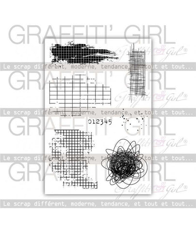 Graffiti Girl stamps Grillie