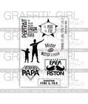 Graffiti Girl stamps Papa au top