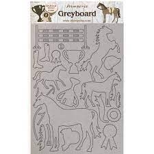 S25 Stamperia - Romantic Horses - A4 Greyboard 2mm - Trophy
