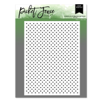 Picket Fence Studios A Whole Lot of Polka Dots 6x8 Stencil